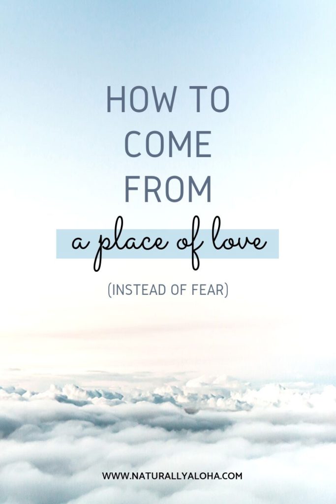 Come from a Place of Love - Self Love