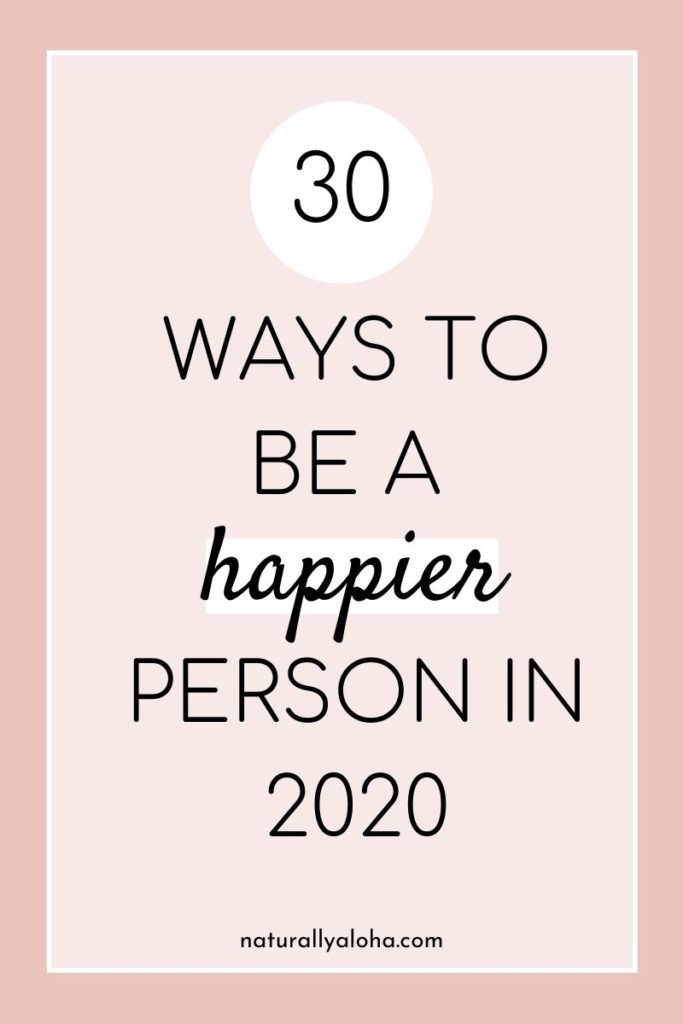 Be a happier person