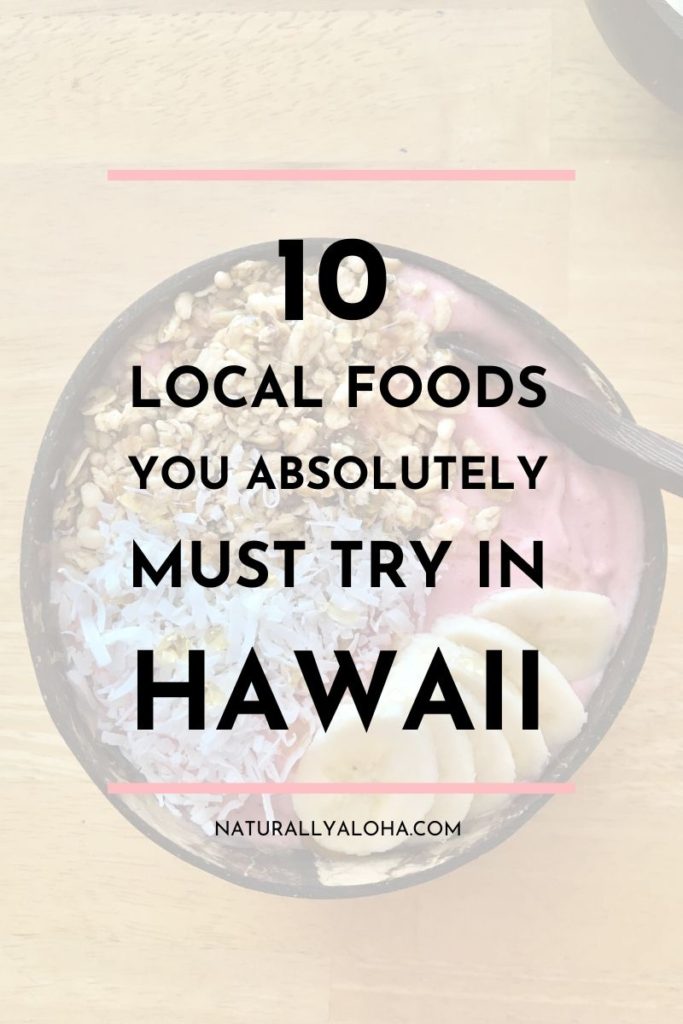 Best Hawaii Local Food