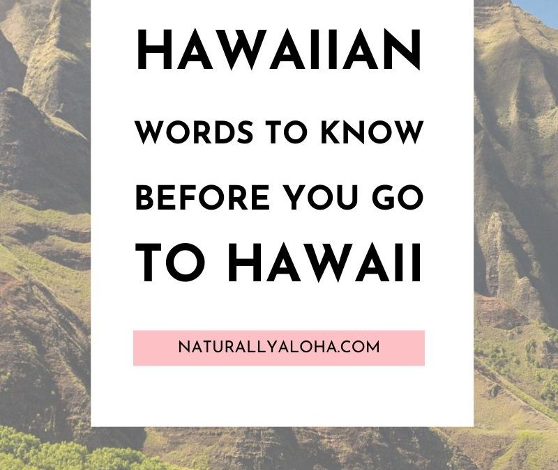 Top Hawaiian Words to Know Before You Go