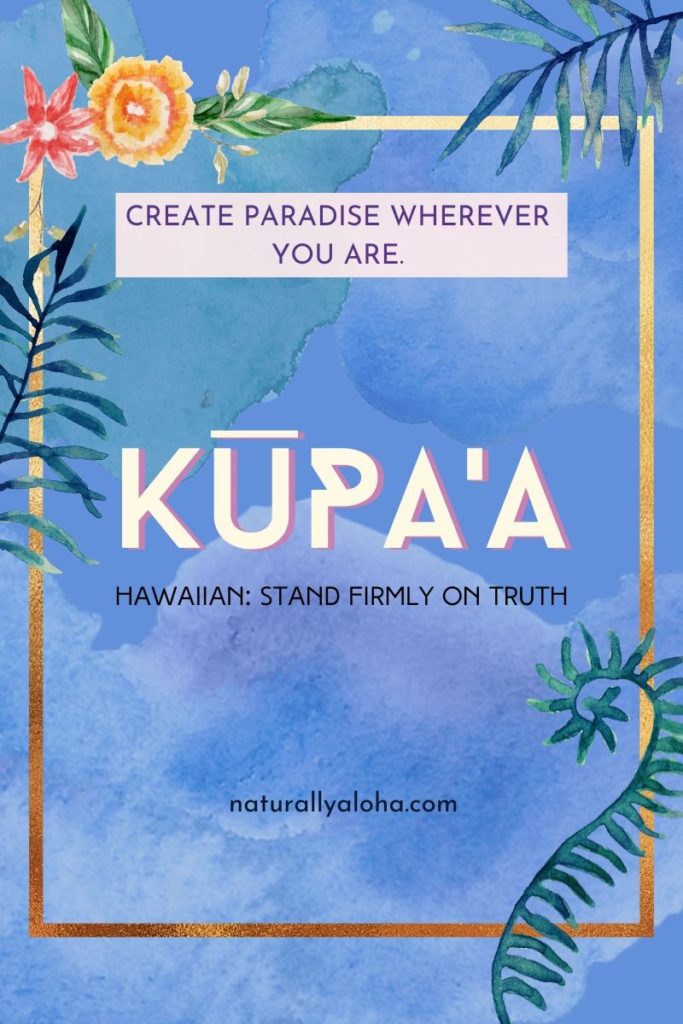 Kupa'a Hawaiian Word