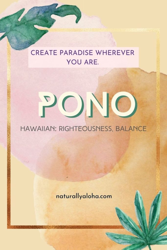 pono live righteously