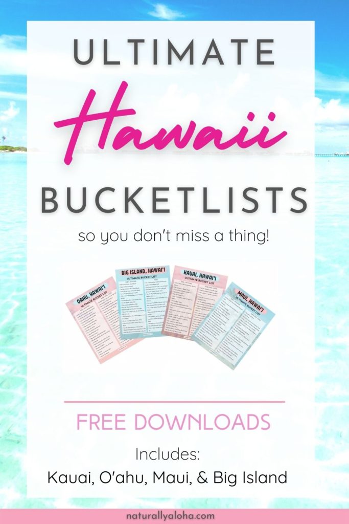 ultimate hawaii bucket list