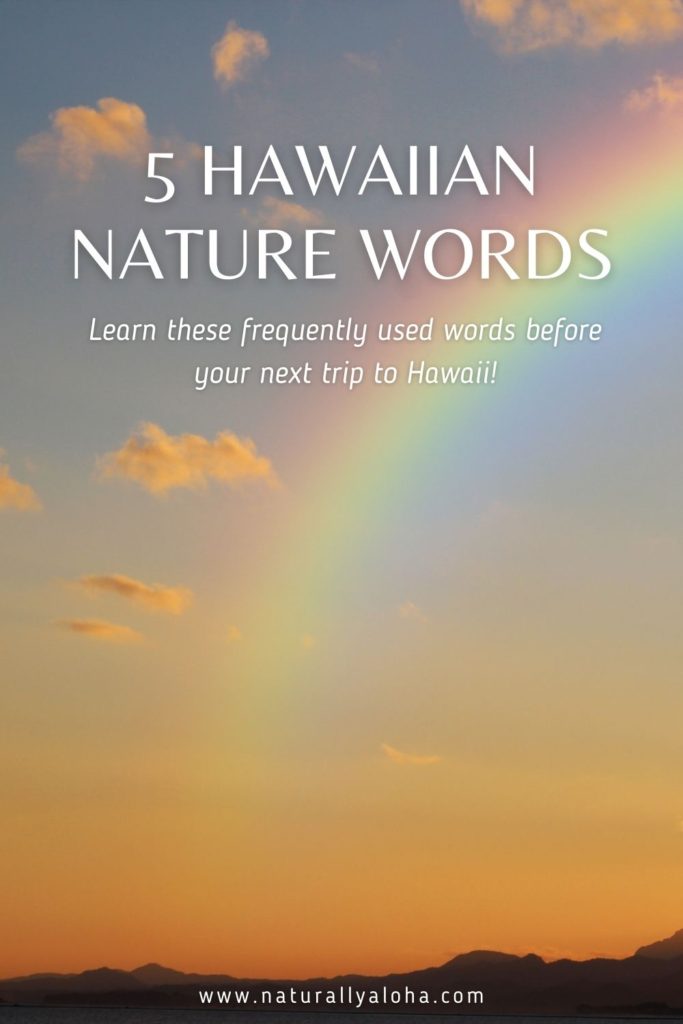 Easy Hawaiian nature words
